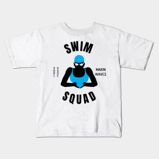 Women Breaststroke Swim Squad Girls Swimming Gift Kids T-Shirt